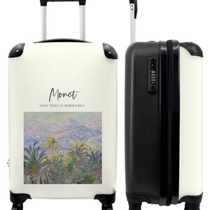 Koffer - handbagage - kunst - monet - landschap - oude meester
