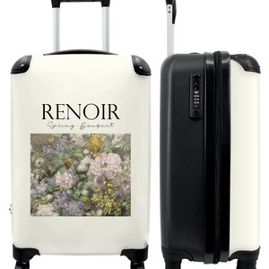 Koffer - handbagage - kunst - renoir - oude meester - natuur
