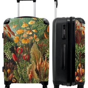 Koffer - handbagage - kinderkoffer - vintage - kunst - natuur - haeckel - botanisch