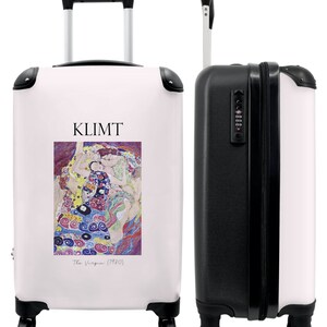 Koffer - handbagage - kunst - schilderij - klimt - abstract