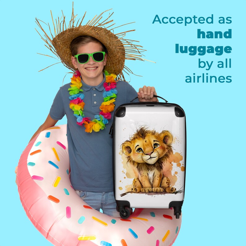 Housse De Valise élastique Motif Rasta Lion - Taille XL, Lavable, Pour Protéger Et Personnaliser Vos Bagages