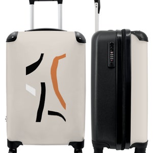 Koffer - handbagage - abstract - kleuren - vormen - art