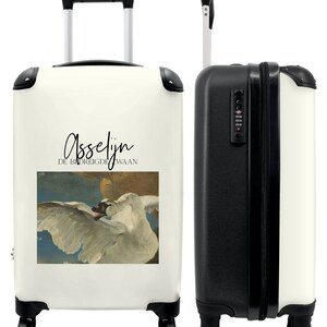 Koffer - handbagage - kunst - asselijn - zwaan - oude meester