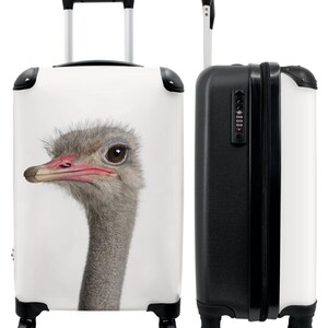 Koffer - handbagage - kinderkoffer - struisvogel - nek - kinderen