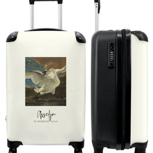 Koffer - handbagage - asselijn - kunst - zwaan - oude meester