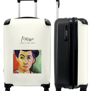 Koffer - handbagage - kunst - matisse - oude meester - portret
