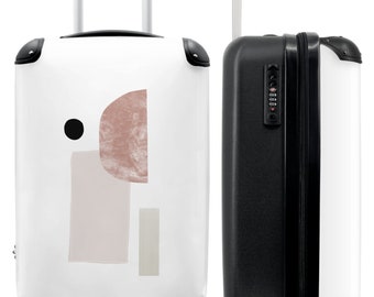 Koffer - Handgepäck - Design - abstrakt - Formen - pastell
