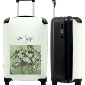 Koffer - handbagage - kunst - van gogh - bloemen - oude meester