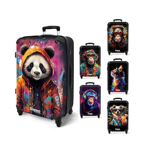 Artistic Graffiti Hardshell Suitcase – Lightweight Spinner Luggage