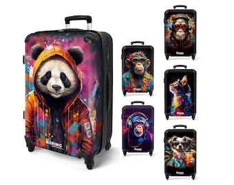 Artistic Graffiti Hardshell Suitcase – Lightweight Spinner Luggage