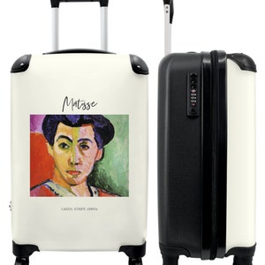 Koffer - handbagage - kunst - matisse - portret - man