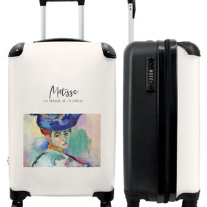 Koffer - handbagage - kunst - matisse - man - kleuren - oude meester