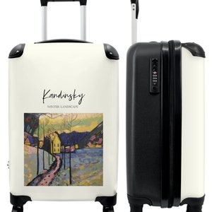 Koffer - handbagage - kunst - modern - kandinsky - kleur
