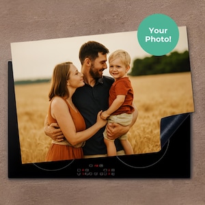 Induction Hob Protector Mat - Personalised Stove Cap and Top Cover - Kitchen Hob Cover - Stylish Mat for Induction Cooktops - Own photo