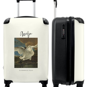 Koffer - handbagage - asselijn - kunst - oude meester - zwaan