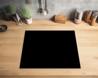 Tappetino protettivo per piano cottura a induzione – Copertura per piano cottura in vinile nero