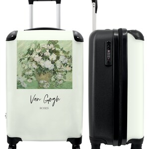 Koffer - handbagage - kunst - van gogh - bloemen - oude meester