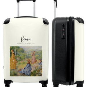 Koffer - handbagage - kunst - oude meester - renoir - vrouwen