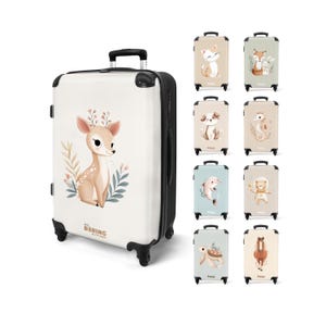 Kinderkoffer Dieren – Handbagage, Medium of Groot formaat – Kindertrolley - Lichtgewicht reiskoffer met zwenkwielen - Jongens en Meisjes