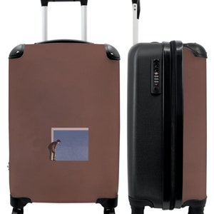 Koffer - handbagage - abstract - design - man