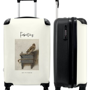 Koffer - handbagage - kunst - het puttertje - fabritius - oude meester