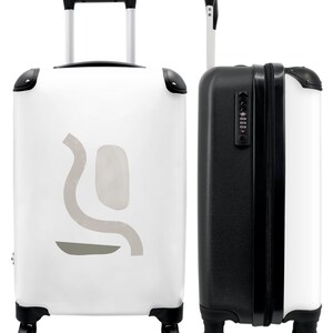 Koffer - handbagage - abstract - vormen - lijnen - design