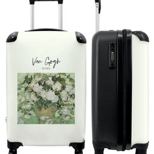 Koffer - handbagage - kunst - vincent van gogh - rozen - oude meester