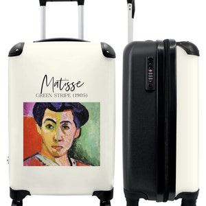 Koffer - handbagage - kunst - matisse - kleuren - man
