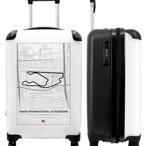 Koffer - handbagage - racebaan - f1 - miami international autodrome - sport - wit