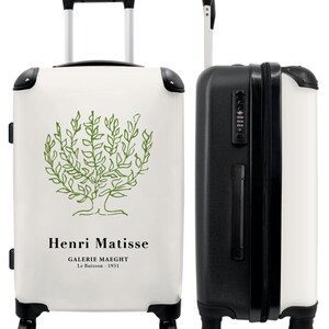 Koffer - handbagage - kinderkoffer - kunst - boom - matisse - groen - oude meesters
