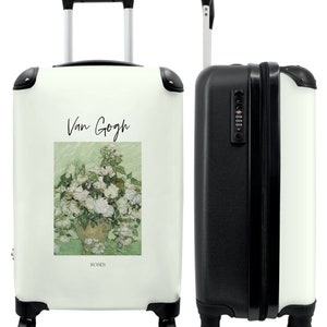 Koffer - handbagage - kunst - van gogh - bloemen - oude meester