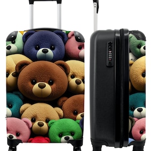 Koffer - handbagage - kinderkoffer - teddybeer - teddy - design