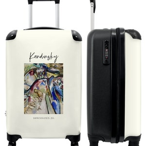 Koffer - handbagage - kunst - kandinsky - compositie - kleuren