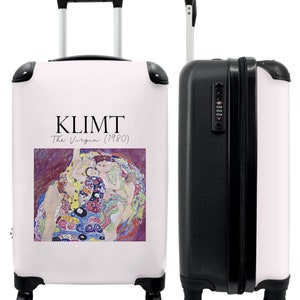 Koffer - handbagage - kunst - modern - gustav klimt - kleuren