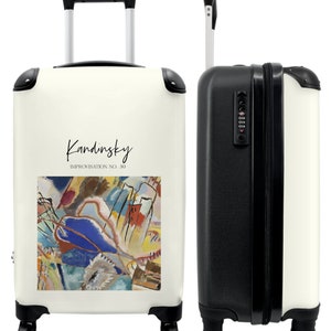 Koffer - handbagage - kunst - modern - kandinsky - kleuren