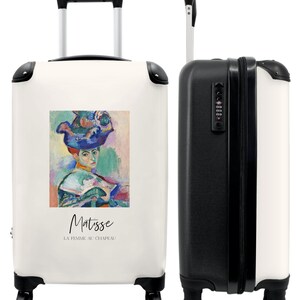 Koffer - handbagage - kunst - matisse - kunstenaar - portret - vrouw