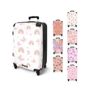 Mädchen Hartschalen Koffer - Leichter Kinder Reisekoffer
