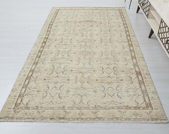5x9 Rug,Oushak Rug 5x9,Hand made Rug,Vintage Rug,Turkish Rug 5x9,Wool Rug,Rug For Bedroom,Living Room Rug,Hand woven Rug,Custom Rug,S-2312