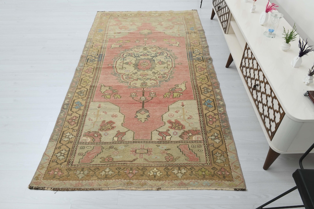 4x8 Inch Rug 4x8 Vintage Rug,handmade Rug,4x8 Rugs,christmas Gift Rug,turkey Rug,4x8 ...