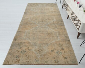 Oushak Runner Rug,Wool Runner Rug,5x11 Runner Rug,Soft Runner Rug,Kitchen Rug,Entryway Runner Rug,5x11 Oushak Rug,Turkish Runner Rug,B-3260