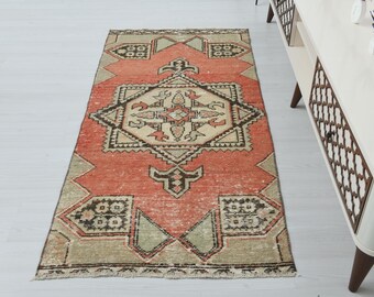 3x6,Oushak Rug,Neutral Rug,Boho Rug,3x6 Oushak Rug,Turkish Rug 3x6,Area Rug,Soft Rug,Kids Rug,3x6 Vintage Rug,Turkish Wool Rug,3x6Rug,A-1637