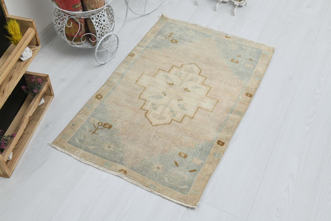 Small Vintage Rug,2x3 Turkish Rug,vintage Door Mat,turkish Rug,2x3 Smal