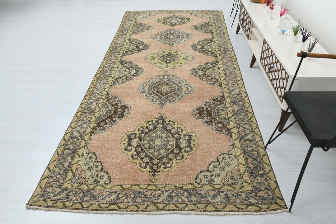 5x12 Rug,stair Rug,entry Rug,oushak Runner 5x12,soft Runner,5x12 Runner ...