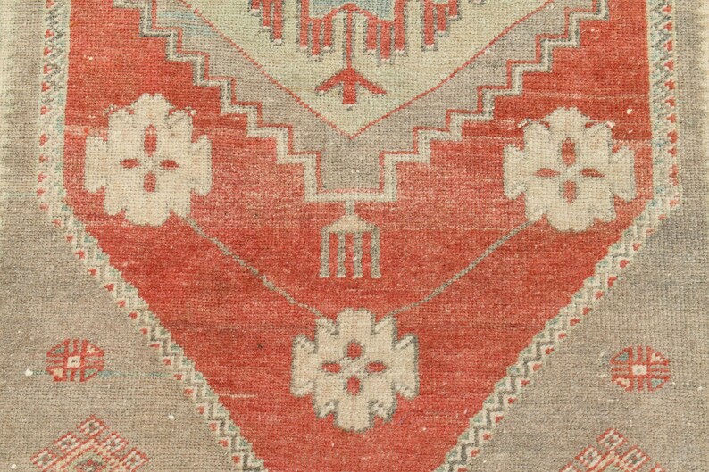 4x6 matta, Oushak matta, Vintage matta, 4x6 turkisk matta, Handgjord matta, Golvmatta, Naturlig matta, Anatolisk matta, Vardagsrumsmatta, 4x6 områdesmatta, Ullmatta, A-1321 bild 5