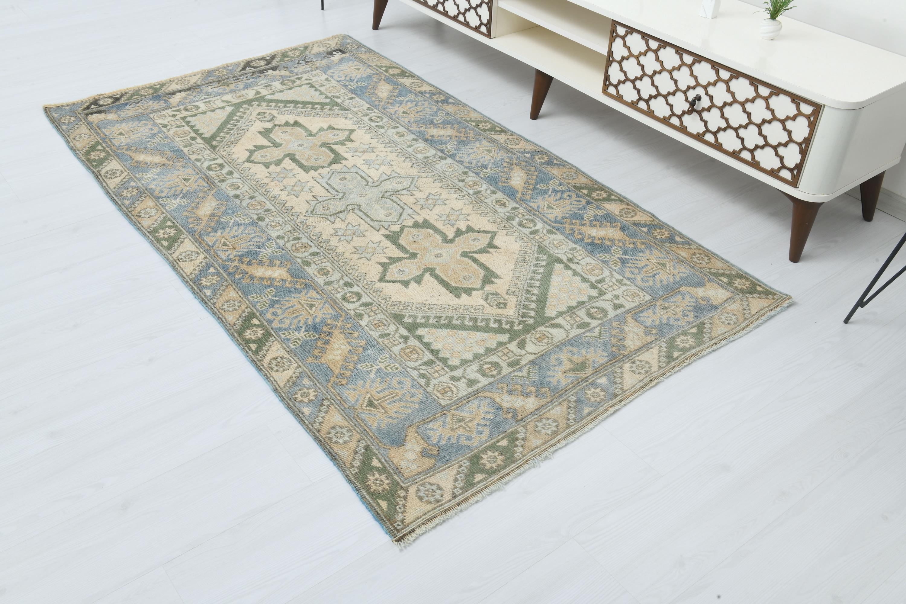 4x7 Vintage Rug,Soft Rug,Handmade Rug,Vintage Rug,4x7 Rug,4x7 Oriental Rug,4x7,Wool Rug,4x7 Turkish Rug,Anatolian Rug,Custom Rug,Rug,A-1462