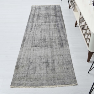 Wool Rug,Vintage Runner Rug,Turkish Runner Rug,3x9 Rug,Wool Runner Rug,3x9 Runner Rug,Soft Runner Rug,Runner Rug,Kitchen Runner Rug,B-3272