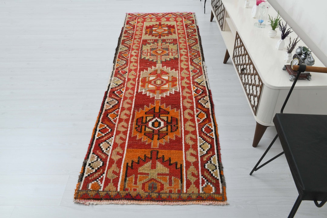 Entry Rug,kitchen Runner Rug,3x9 Corridor Rug,handmade Rug,herki Rug ...