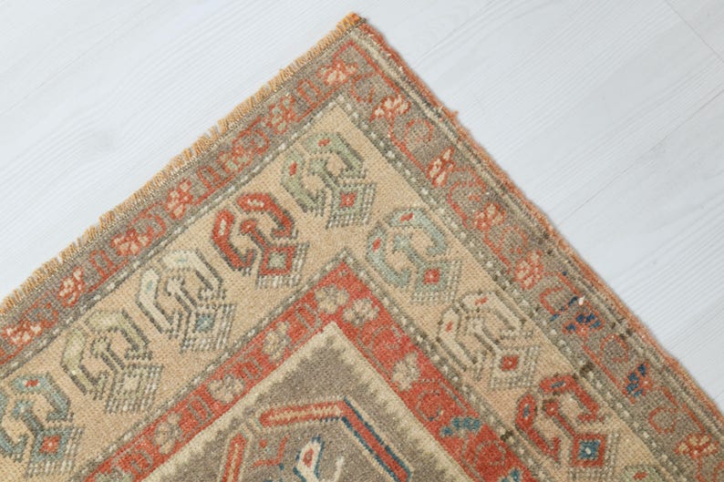 4x6 matta, Oushak matta, Vintage matta, 4x6 turkisk matta, Handgjord matta, Golvmatta, Naturlig matta, Anatolisk matta, Vardagsrumsmatta, 4x6 områdesmatta, Ullmatta, A-1321 bild 9