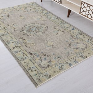 4x7 Rug,Vintage Rug 4x7,Handmade Rug,Rug For Bedroom,Turkish Rug,Area Rug,Wool Rug,Turkey Rug,Oriental Rug,4x7 Area Rug,Oushak Rug 4x7,S-940