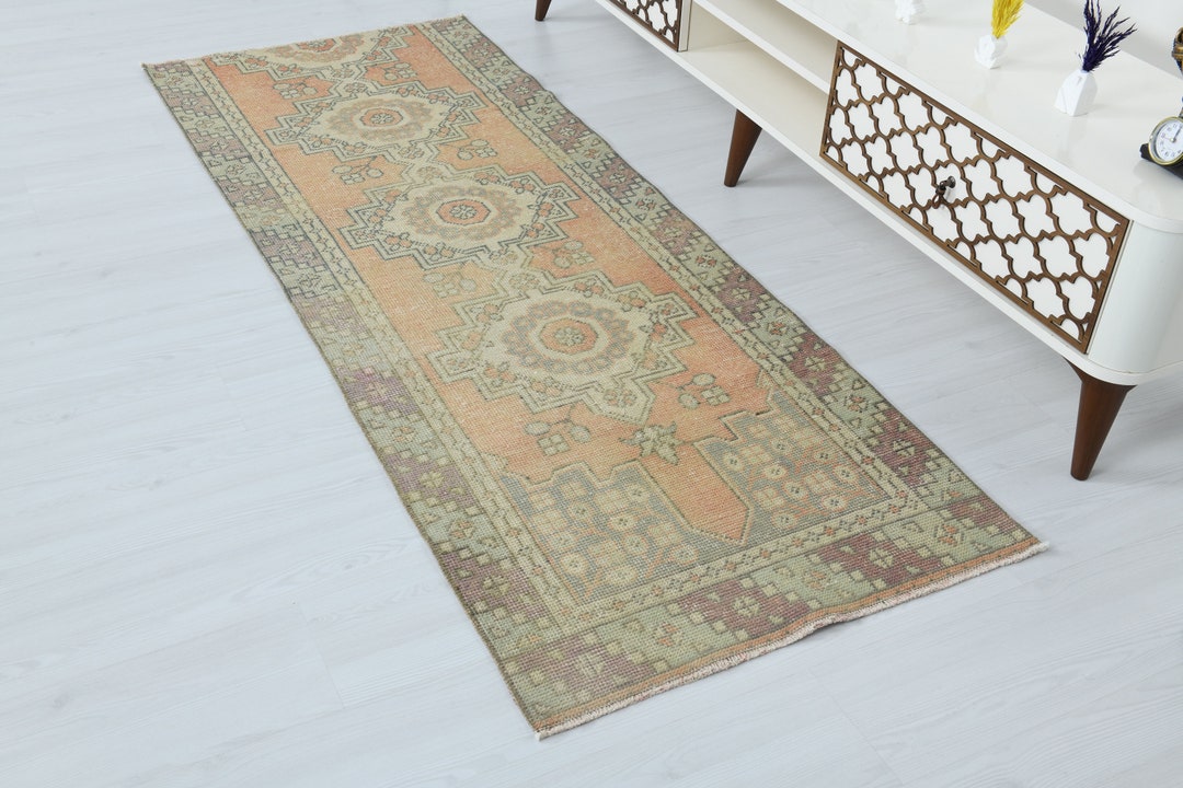 2x7 Runner Rug,oushak Runner,turkish Runner Rug,anatolian Runner,2x7 ...